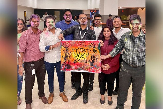 Holi Celebrations at Office